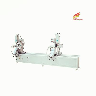 China Used upvc window machinery pvc cutting saw cnc pvc window water slot router milling machine for sale à venda