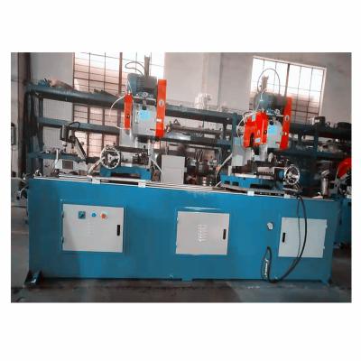 中国 Steel pipe cutting machine PLC control window profiles square tube automatic stainless steel pipe cutting machine 販売のため