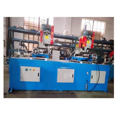 China Stainless steel pipe cutting saw double head cnc orbital steel pipe cutting machine for sale