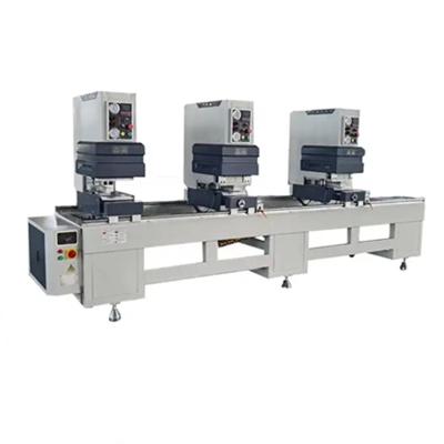 China Plastic welding tool PVC profile machines seamless upvc welder 3 head upvc seamless welding machine for windows for sale