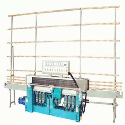 China 8 Motors glass straight line edging machines resin wheel automatic glass straight line edging machine small for glass ed for sale