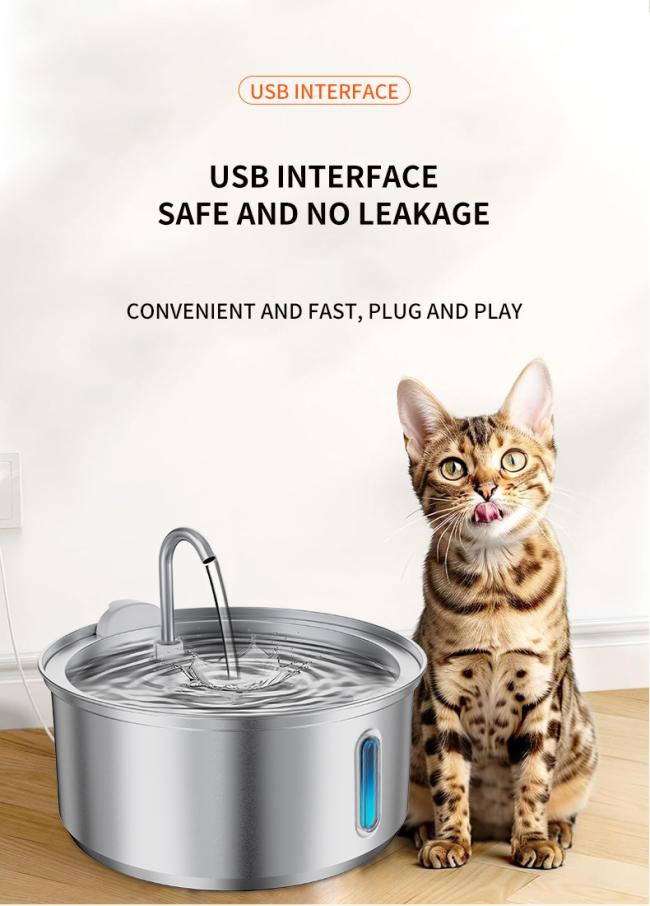 Multiple angle view of stainless steel drinking bowl