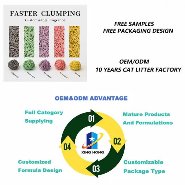 Pet Products Fast Clumping Affordable Arena Para Gatos Dust-Free Eco-Friendly Natural Tofu Cat Litter 3
