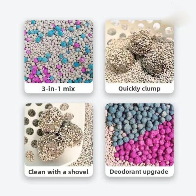 Cat Litter Sand OEM Factory Natural Ecological Dust-Free Bentonite Cat Litter Premium Arena Para Gatos 0