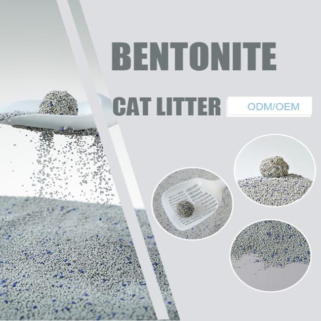 Cat Litter Sand OEM Factory Natural Ecological Dust-Free Bentonite Cat Litter Premium Arena Para Gatos 0