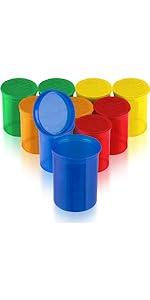 30 Dram Transparent Empty Pop Top Pill Bottles