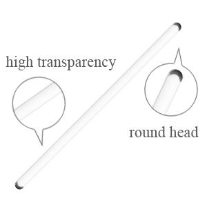 Glass stir rod