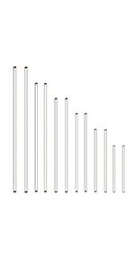 glass stir rods set