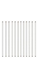 12 PCS Glass stir rods