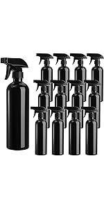 Black Spray Bottle 16 oz