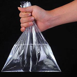 Single bag is transparent