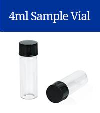 1 dram glass vials with caps
