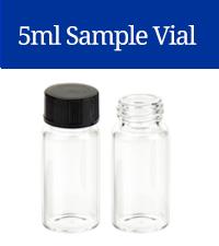 5ml sample glass vials with caps