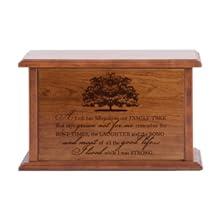 Cremation Urn, keepsake urns, earns for ashes adult male wooden box , loss of father mother gift
