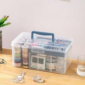 Made of Odorless Skin-friendly PP As Home or Office Desk Organiser Box