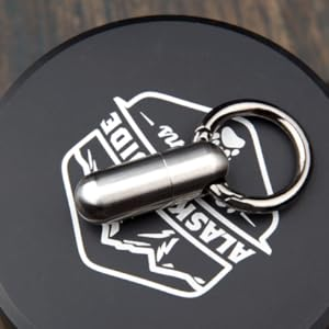 titanium small pill holder pill box pill case pill organizer small