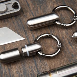 titanium small pill holder pill box pill case pill organizer small