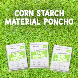 Hagon PRO Cornstarch Rain Poncho For Adults