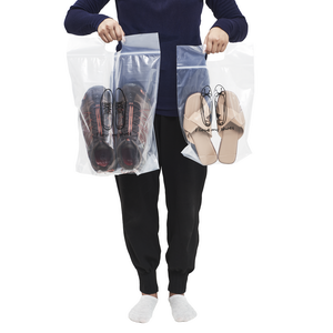 Heavy duty zipper utilities bag resealable