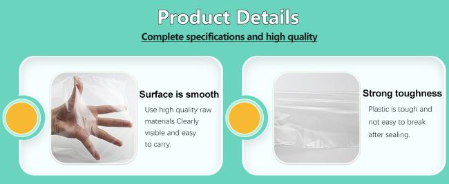 Clear PVC heat seal bag