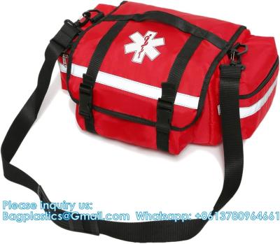 Chine First Aid Bag Empty Trauma Medical Bag Emergency First Responder Bag Organizer EMS EMT Shoulder Carry Bag 13 X9 X7 à vendre