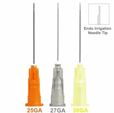 China SJ Disposable CE Certification Needle Manufacturer Dental Using Paste Irrigation Needle Dental Blunt Needles for sale