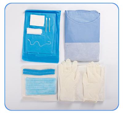 China SJ Disposable Gynecological Pack Surgery Medical Drape Emergency Mama Safe Birth Baby Delivery Kits en venta