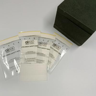 China Medical Grade LDPE Medicine 95kpa Specimen Bag Waterproof for sale