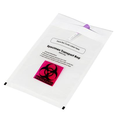 China UN3373 Biological Specimen 95kPa Biodegradable Sealing Biohazard Bags for sale
