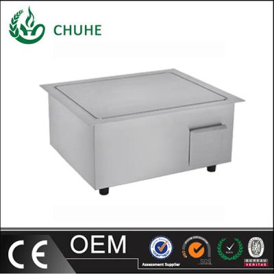 China built in induction griddle cooker with 220v for kitchen equipment for sale