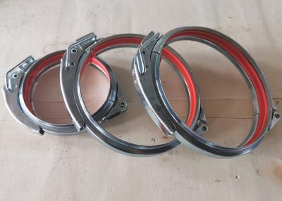 China Diameter 80 Mm To 600 Mm Galvanized Steel Spiral Rapid Lock Clamp for modular ducting à venda