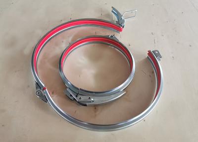 China 300mm Quick Release Lever Clamp Galvanized Ductwork Duct Clips With Lock for sale