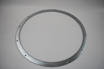 China Punched Galvanized Steel Pipe Flange , 80mm - 1250mm Threaded Pipe Flange for sale