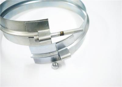 China Furniture Factory OEM Circular Round Duct Clamps , Pipe Extra Wide Hose Clamps for sale