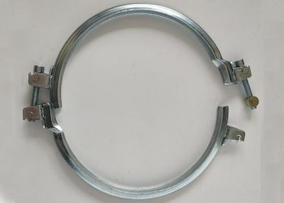 China Braçadeiras de tubulação resistentes galvanizadas personalizadas de aço inoxidável com parafusos à venda