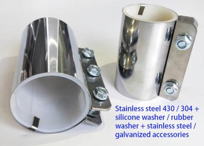 China Stainless 430 / 304 Galvanized Steel Pipe Coupling Of Pneumatic Conveying Systems for sale