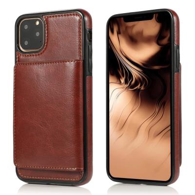 China Genuine Leather Phone Cases Luxury Leather Iphone Wallet Case for sale