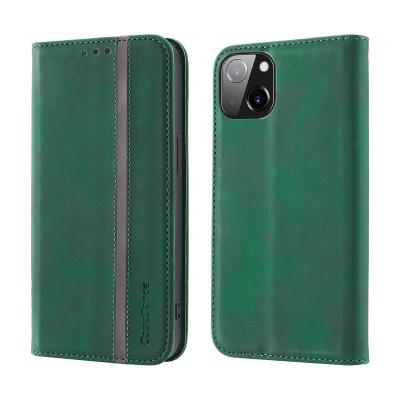 China ODM Premium Leather Cell Phone Case For Iphone 13 14 12 Detachable Dirtproof for sale