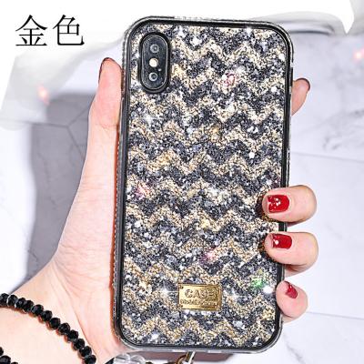 Chine Les femmes de luxe mettent en sac l'iphone de Diamond Phone Cases For de perle de tournesol de scintillement de Bling 14 13 pro Xs 12 11 XR maximum 7 8 plus le TP doux à vendre