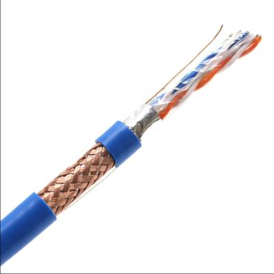 China Indoor Pure Copper 2pr 4pr UTP FTP STP Cat6 LAN Cable for sale
