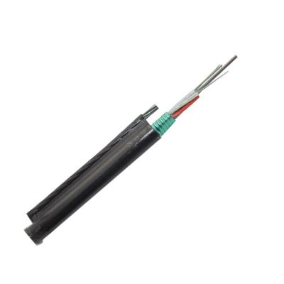 China Overhead Outdoor 24 Or 48 Core GYTC8S Fiber Optic Cable , Fiber Ethernet Cable for sale