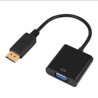 China 1080p Thunderbolt Male Display Port to Female VGA Displayport to VGA Monitor Cable for sale
