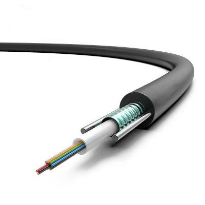 Chine Câble optique noir de fibre des noyaux G652 de la veste 12 de LZSH à vendre