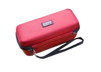 China Red Color Mini Speaker Case 25*10*16 CM , Hard Eva Case Semi Waterproof for sale