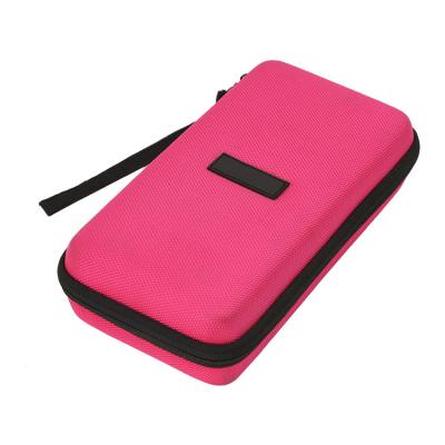 China Microfiber Lining Pink Shockproof EVA Tool Case For Calculator for sale
