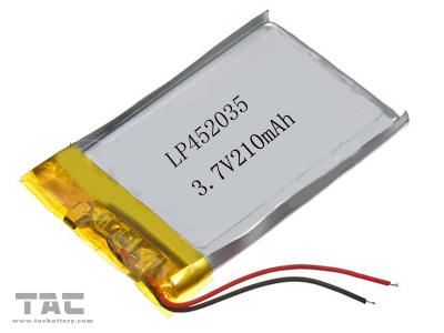 China 3,7 bateria do polímero do íon do MAH Li do volt 210, Gsp452035 Li - bloco da bateria do polímero à venda