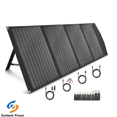 中国 6.6A容易な携帯用エネルギー蓄積 システムは袋120Wの太陽電池パネルを運ぶ 販売のため
