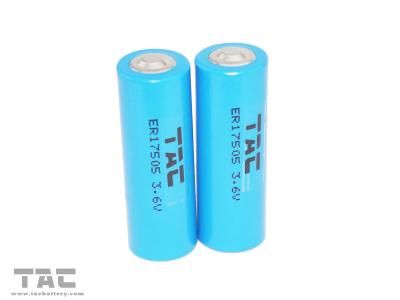 China High Power 3.6V  LiSOCl2 Battery A  ER17505M with Low Internal Resistance for sale