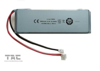 Chine 18650 paquets de batterie d'ion de lithium 14.8v 5.6ah avec UL2054 pour l'éclairage routier à vendre