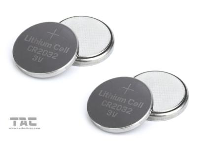 China Pilha preliminar CR2032 3.0V do botão da bateria da pilha da moeda do lítio Li-manganês à venda